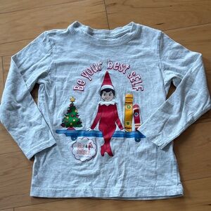 Elf on the Shelf Kids Long Sleeve Shirt Size 5